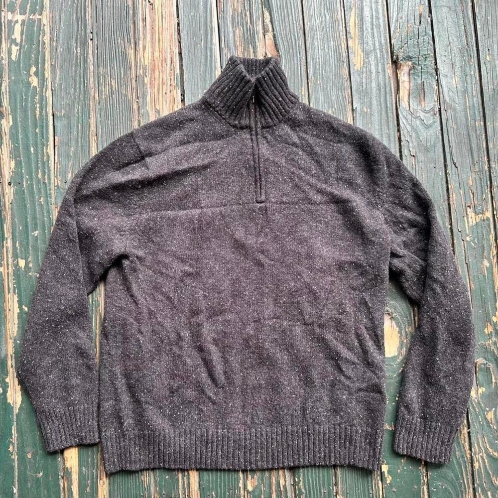 Gap XL Grey 1/4 zip sweater